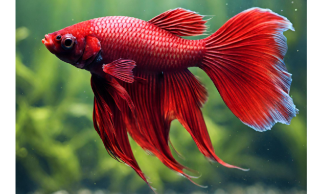 Unveiling the Magnificent Beauty of Red Female Betta Fish